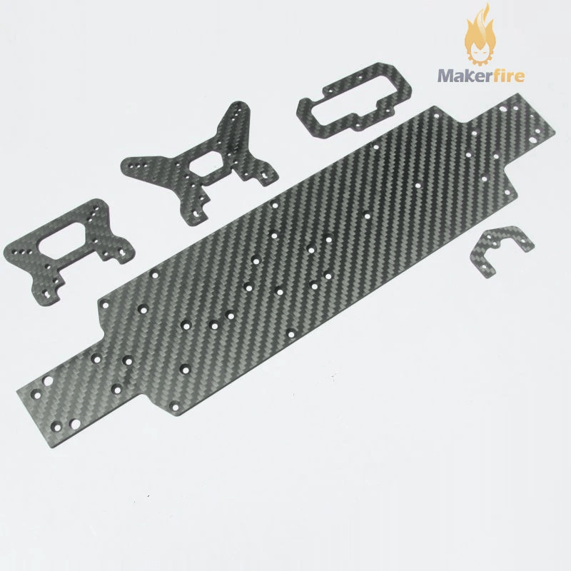 Carbon Fiber Chassis Kit Upgrade Parts WLToys 104001 - Makerfire