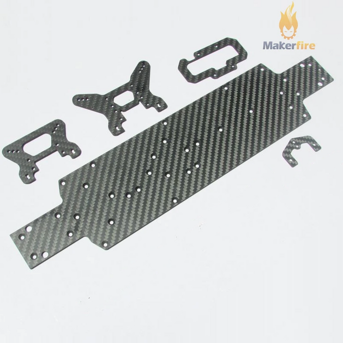 Carbon Fiber Chassis Kit Upgrade Parts WLToys 104001