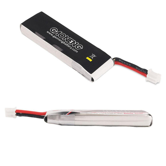2pcs GNB 600mAh 1S LiPo Battery 3.7V 50C JST-PH 2.0 PowerWhoop mCPX Connector
