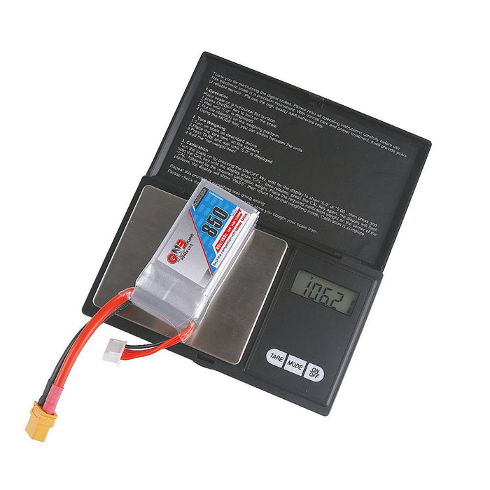 GNB 850mAh LiPo Battery 4S 80C 14.8V XT60 Connector for FPV Racing Drone