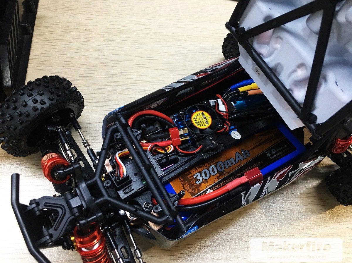 Wltoys 124016 Upgraded V2 90km/h Brushless RC Car with 3S 3000mAh Battery - Makerfire
