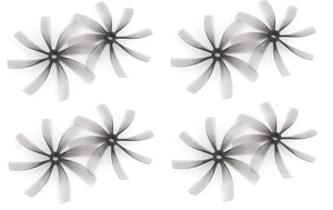 HQProp Duct-89MMX8 for Cinewhoop Grey (4CW+4CCW)-Poly Carbonate(Pack of 8) - Makerfire