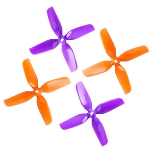 16pcs HQprop Micro Whoop Propeller 31mm 4-Blade  1.2*1.2 inch 0.8mm/1.2*1.3 inch 1mm