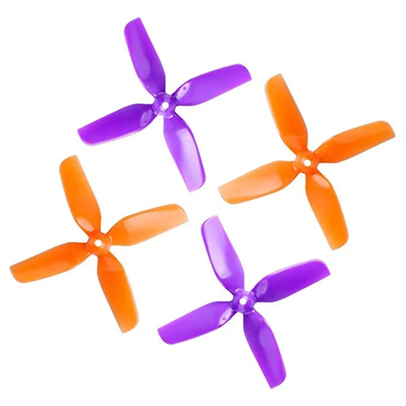 16pcs HQprop Micro Whoop Propeller 31mm 4-Blade  1.2*1.2 inch 0.8mm/1.2*1.3 inch 1mm
