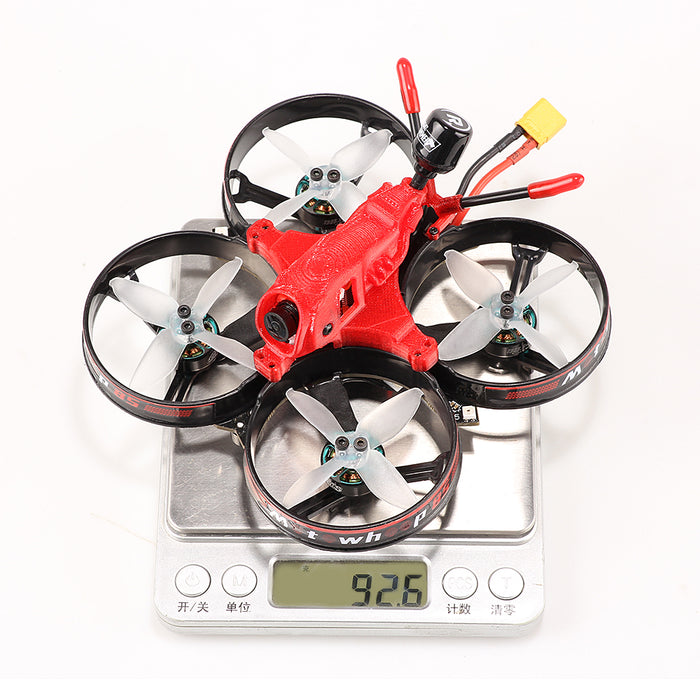 HGLRC Motowhoop 85mm 2 Inch FPV Racing Drone F411 Flight Controller 13A 4in1 ESC 1303.5 Motor 400mW VTX Propeller Protective Guard