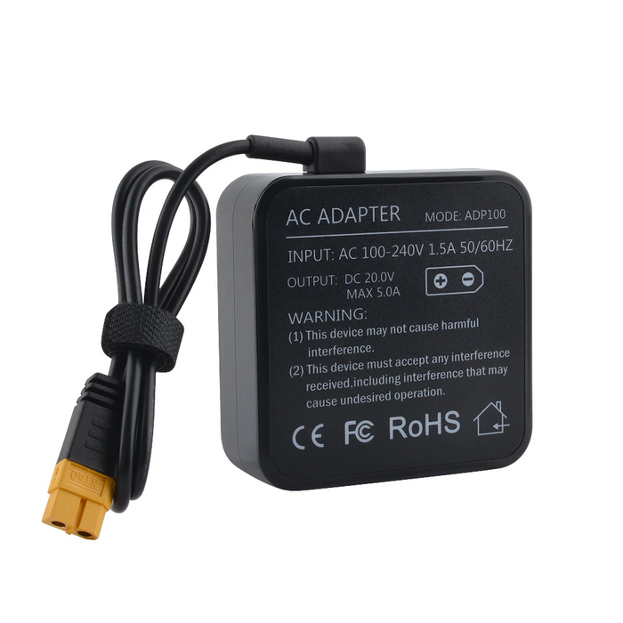 ToolKitRC ADP100 100W 20V Power Supply XT60 Output Adapter for IMax B6 Charger - US Plug - Makerfire