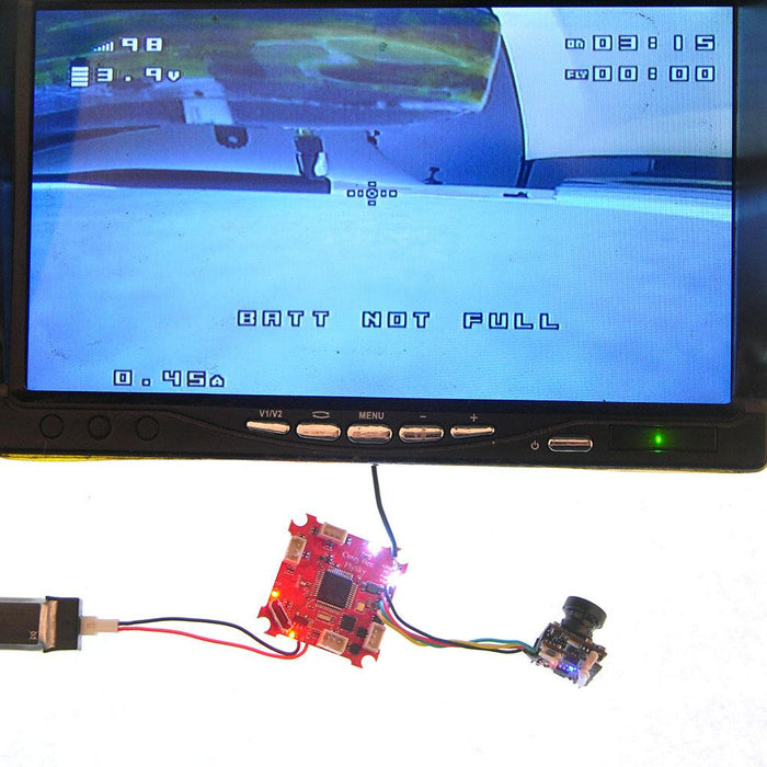 Controlador de vuelo Crazybee F3 4 EN 1 5A 1S BLheli_S ESC compatible con receptor Frsky D8 o Flysky