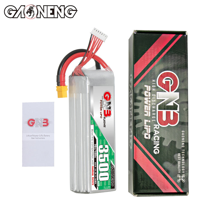 GAONENG GNB 6S 22.2V 3500mAh 70C LiPo Battery XT60 Plug - Makerfire