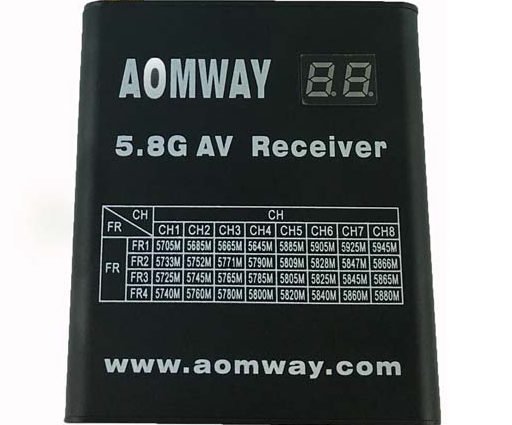 Aomway 5.8G パネル アンテナ フラット アンテナ 13db SMA オス FPV マルチコプター用