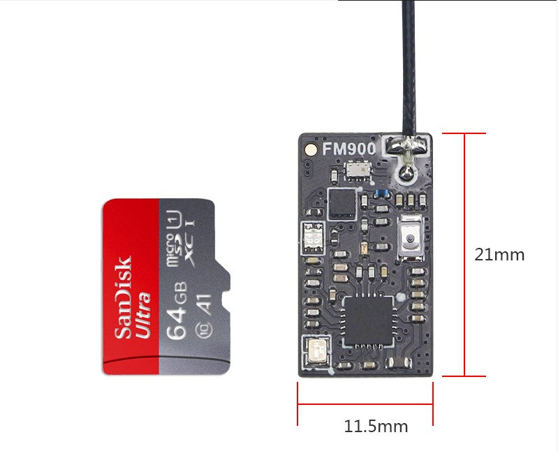 X-BOSS FM900 receiver RSSI output FASST protocol crossing machine SBUS/FUTABA/2.4G - Makerfire