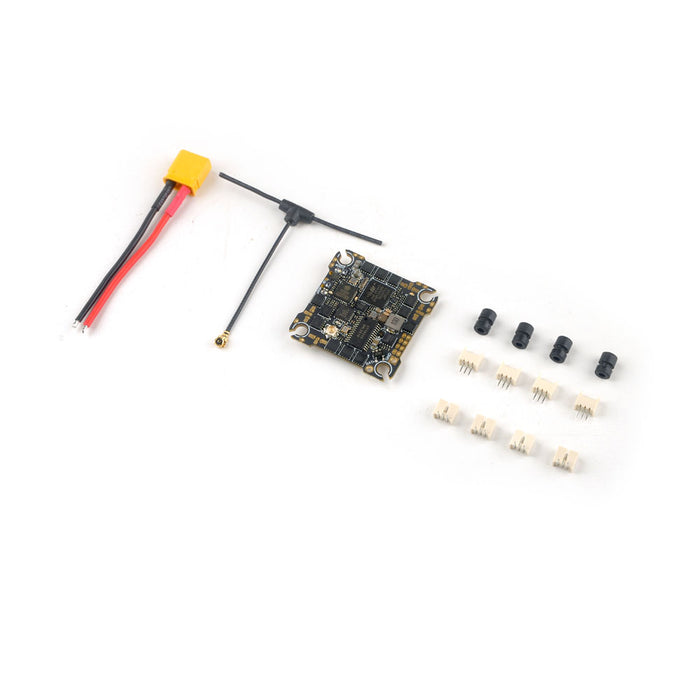 Happymodel CrazyF411 ELRS AIO 4in1 Flight controller built-in UART 2.4G ELRS and 20A ESC for Toothpick