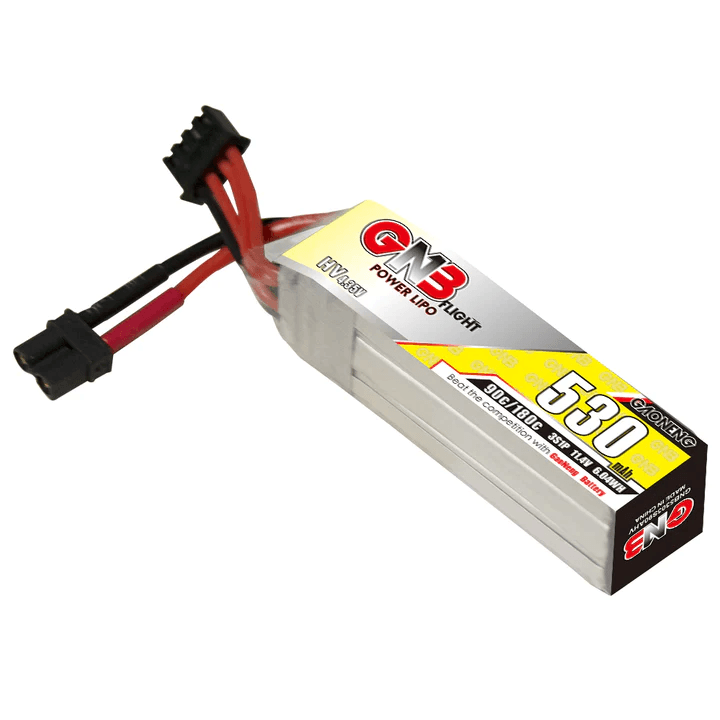 GNB/GAONENG 530mah 3S 11.4V HV 90c LiPo Battery XT30 Plug - Makerfire