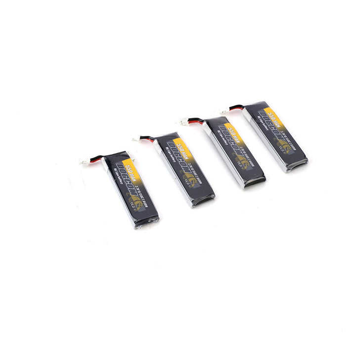 DOGCOM 550mAh 150C 1S 3.7V FPV lipo Battery BT2.0/PH2.0(Pack of 4)