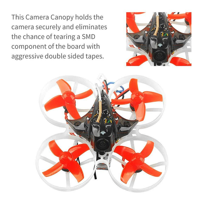 75mm Brushless Whoop Frame with Canopy and 40mm 4-Blade Props Black for Mobula7