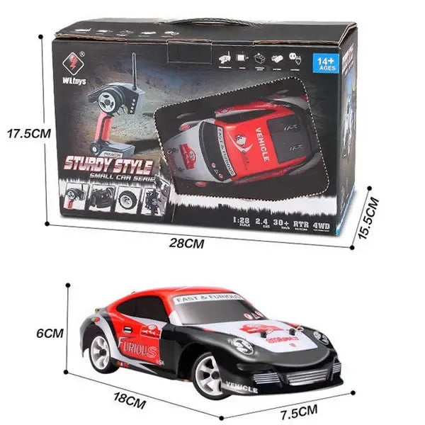 Wltoys K969 1/28 2.4G 4WD Brushed RC Car Drift Car – Makerfire Wltoys K969 1/28 2.4G 4WD Brushed RC Car Drift Car – Makerfire