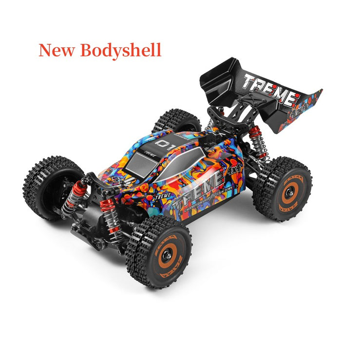 WLtoys 184016 High-Speed 75km/h Electric 4WD 2.4G Brushless Racing RC Car: Perfect for Off-Road Drifting