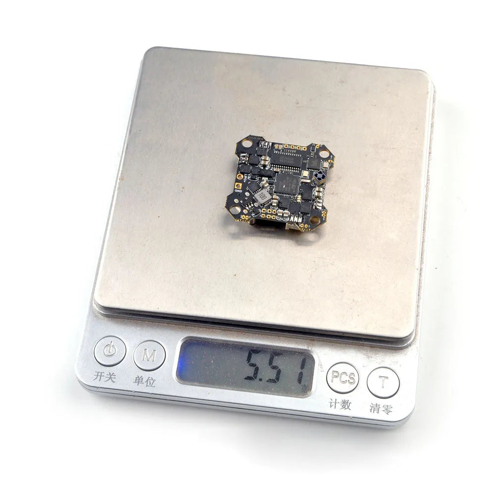 Happymodel ELRS X2 AIO 2-4S Flight Controller Built-in SPI 2.4G ELRS and 12A ESC 25.5mmx25.5mm for Mobula7 HDZERO - Makerfire