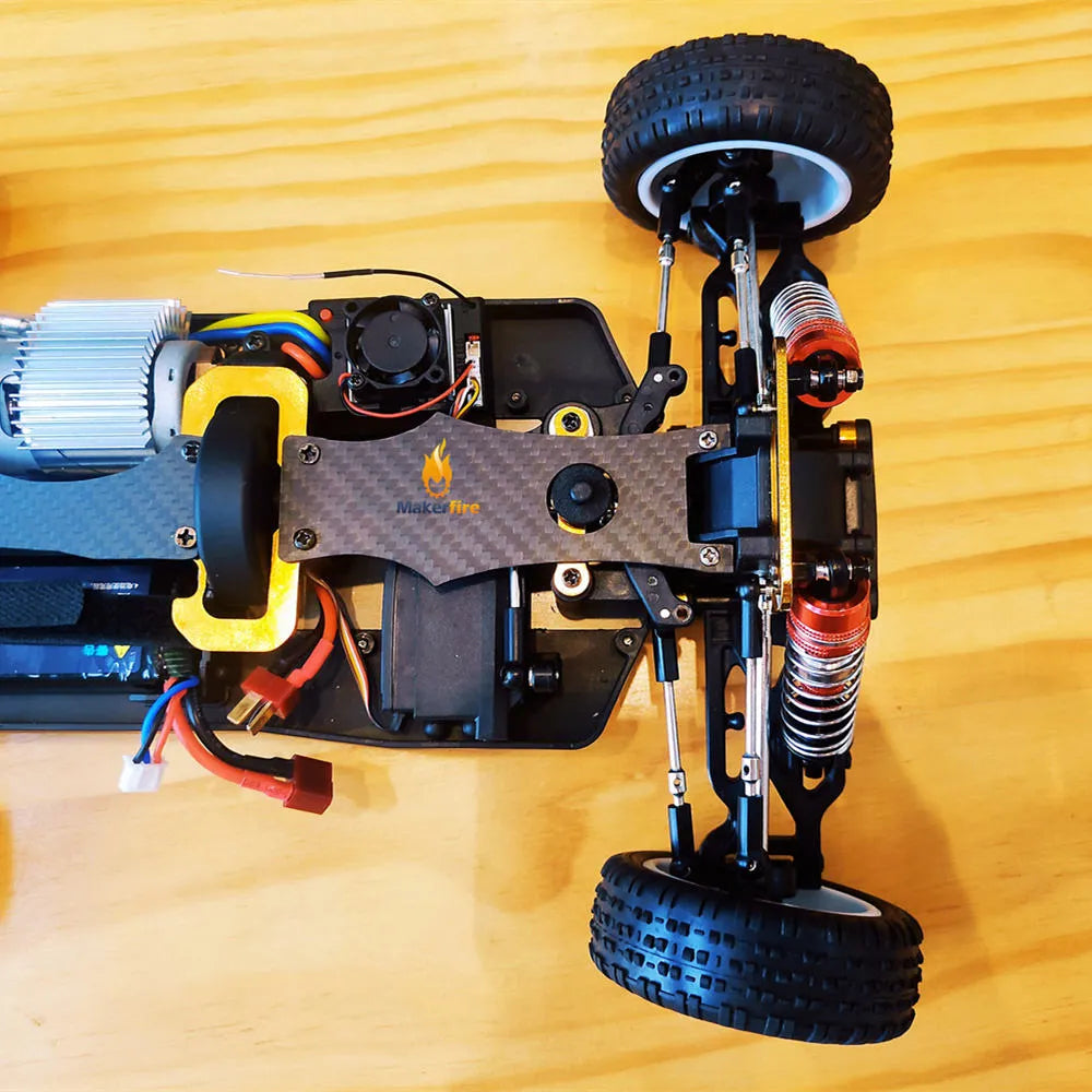 High-Performance Top Brace Carbon Fiber Board 3mm for 104001 Car - Makerfire