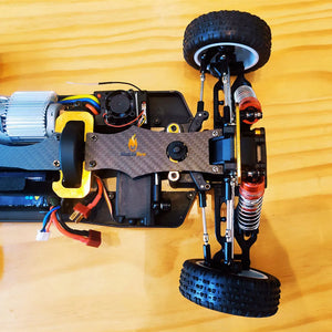 High-Performance Top Brace Carbon Fiber Board 3mm for 104001 Car - Makerfire