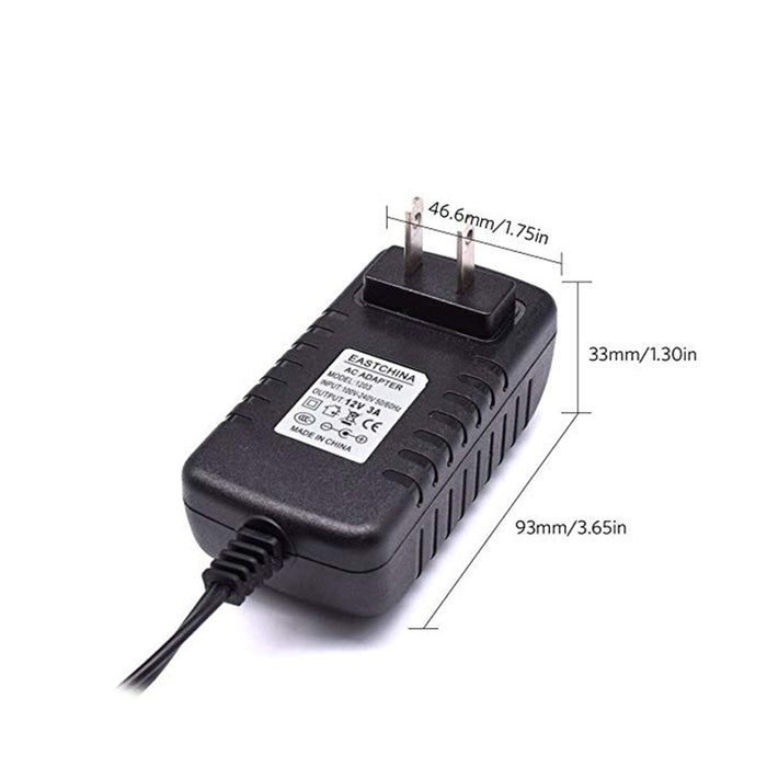 12V 3A AC to DC Power Adapter XT60 Plug for iSDT STRIX Chargers
