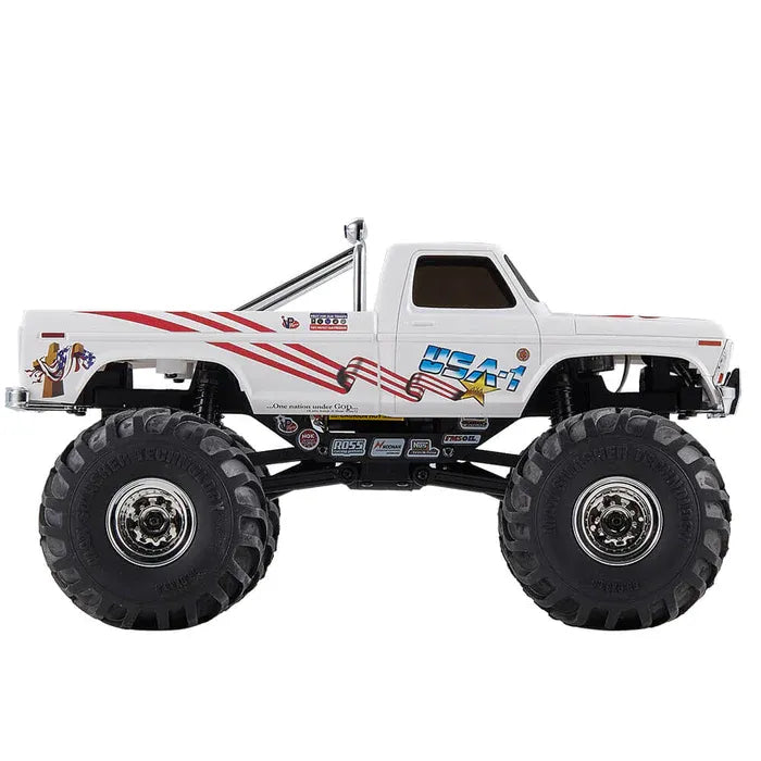 FMS Model 1:24 FCX24 Max Smasher RC Monster Truck RTR 4WD 2.4GHz Monster Truck With Huge Tires V2 Version - Makerfire
