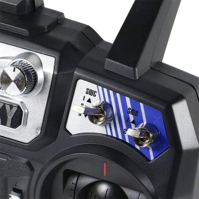 FlySky FS-i6 2.4G 6CH AFHDS RC Radion Transmitter Without Receiver for RC FPV Drone - Mode 2 Left