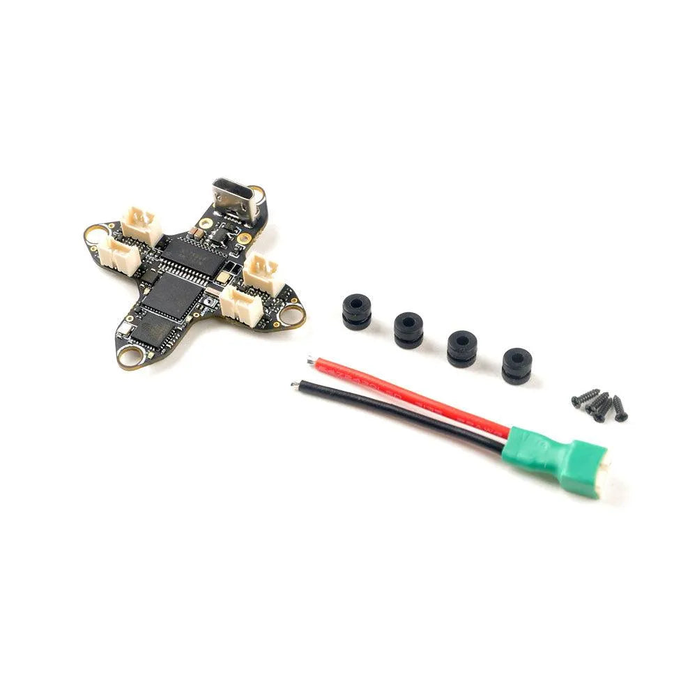 Happymodel CrossF4 ELRS 1-2S Flight Controller for Tinywhoop with BMI270 IMU and Serial UART ELRS V3.0 Receiver - Makerfire