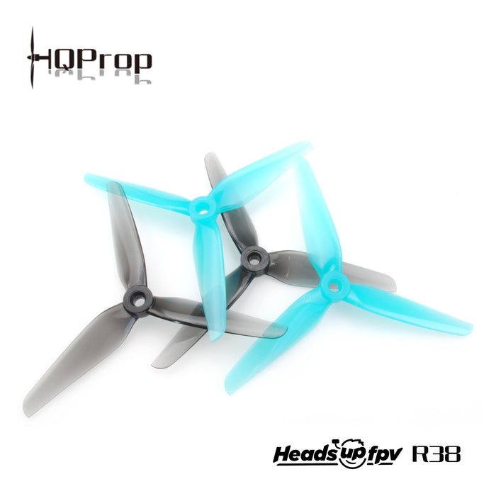 HQProp HEADSUP FPV R38&nbsp; 5.1x3.8x3&nbsp;Racing Propeller(Pack of 8) - Makerfire