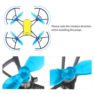 Makerfire 20pcs 75mm Propellers 2-Blade Prop CW CCW Replacement Parts for  DJI Tello FPV RC Drone 