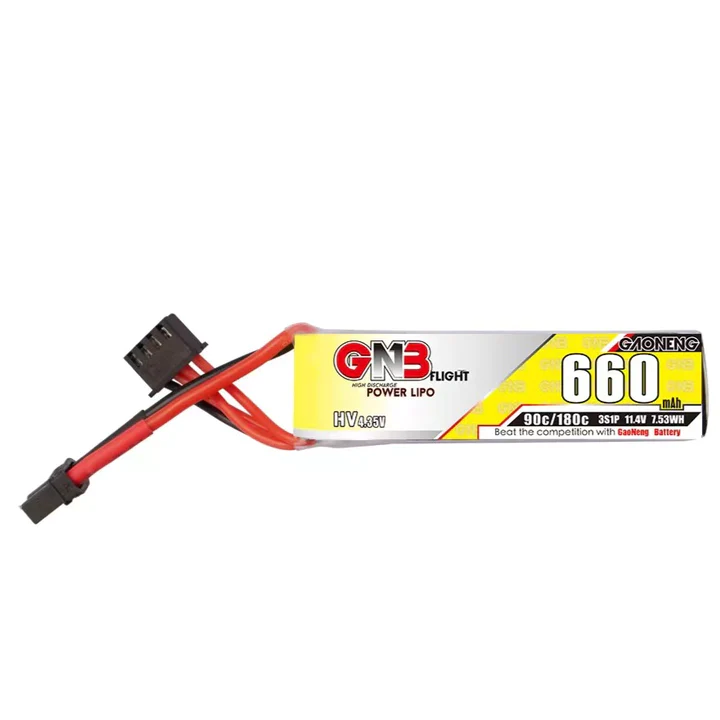 GAONENG GNB 660mAh 11.4V 3S 90C HV Lipo Battery - XT30 Plug(Pack of 2) - Makerfire