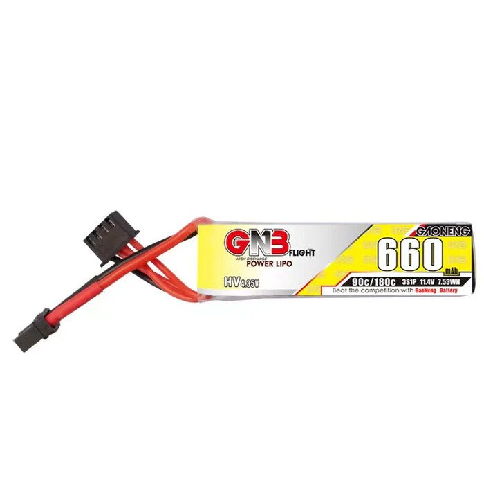GAONENG GNB 660mAh 11.4V 3S 90C HV Lipo Battery - XT30 Plug(Pack of 2)