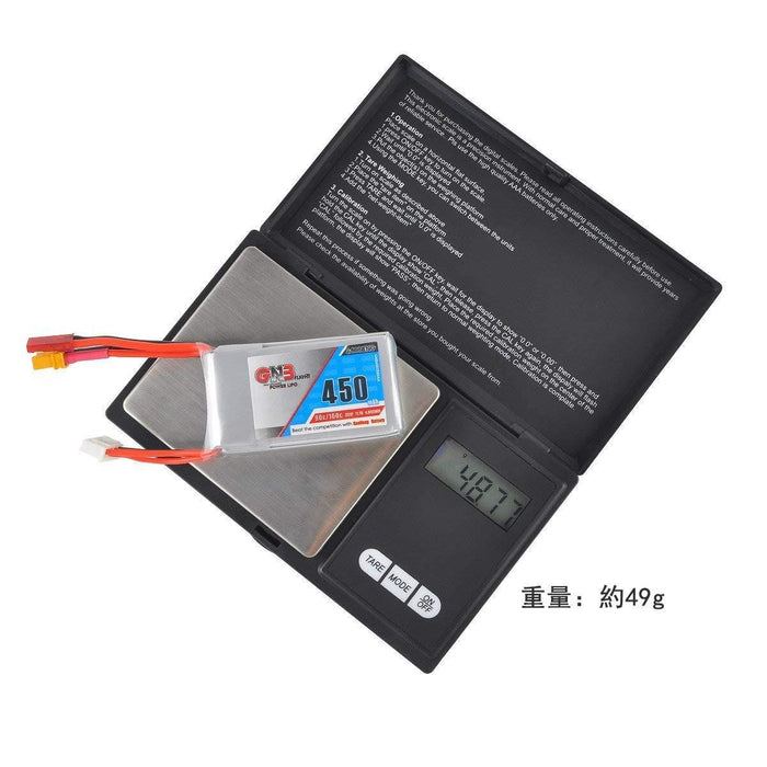 GNB 450mAh LiPo Battery 3S 80C 11.1V XT30 and JST Connector for FPV Racing Drone