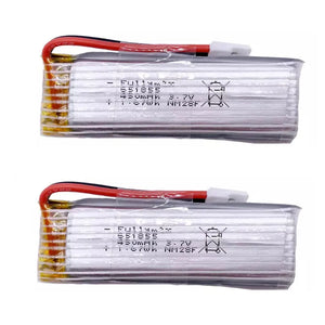 Wltoys K110 K110s Battery 3.7V 450mAh 1S RC Helicopter Battery With ph2.54 Plug(Pack of 2) - Makerfire