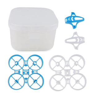 2PCS Makerfire Whoop Frames Wheelbase 75mm with Micro Whoop Canopies for 8020 Motors