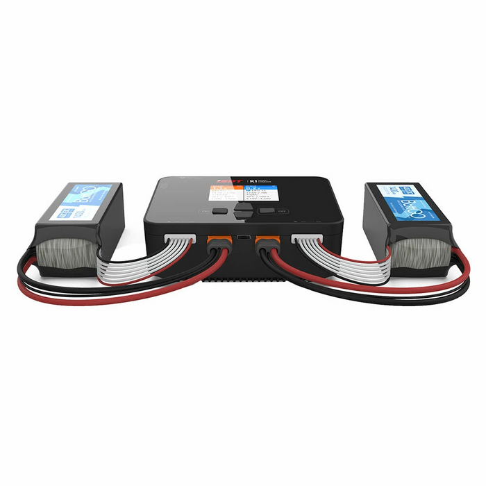 ISDT K1 AC 100W DC 2X250W 10A Dual Channel Balance Lipo Charger for Lipo NiMh Pb Battery