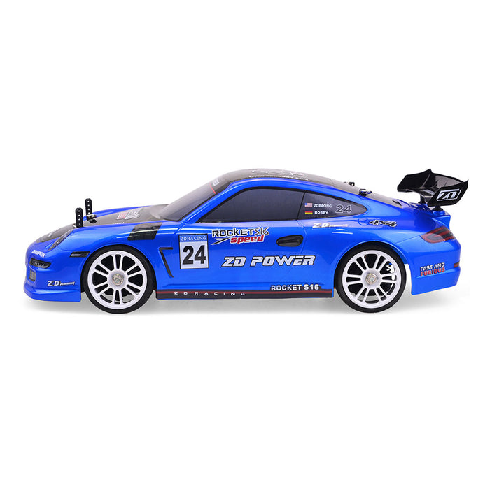 ZD Racing 1/16 2.4G 4WD Racing ROCKET S16 Drift Brushless Flat Sports Drift RC Car Vehicle Models