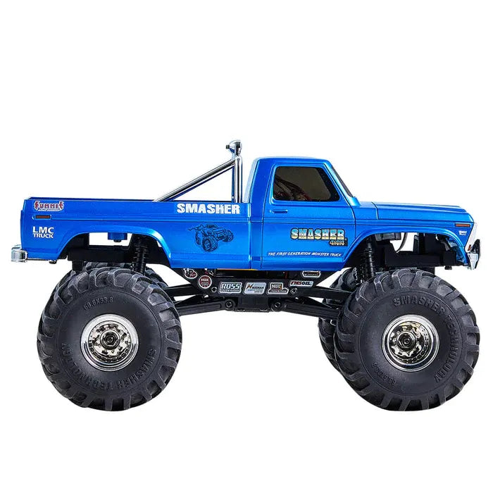 FMS Model 1:24 FCX24 Max Smasher RC Monster Truck RTR 4WD 2.4GHz Monster Truck With Huge Tires V2 Version - Makerfire