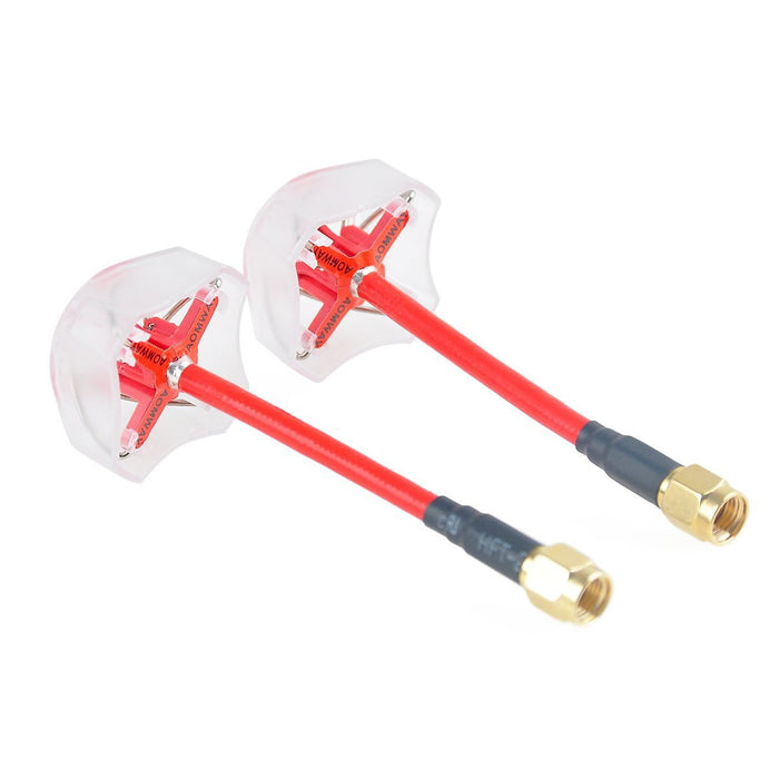 2pcs Newest 5.8G 3DBi 4 Leaf Clover Antenna RP-SMA Male with Protective Coverings
