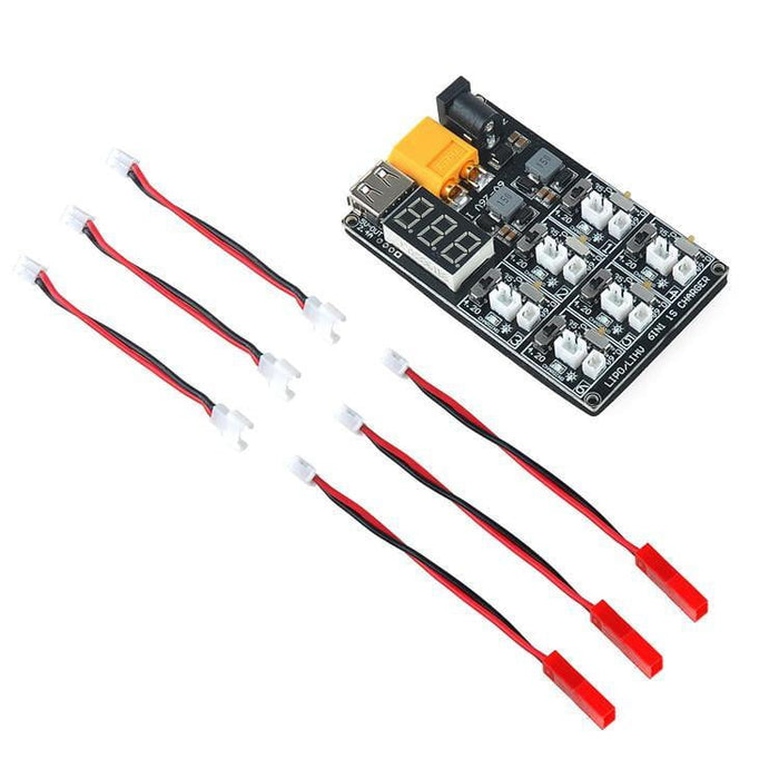 1S LiPo LiHV Charger Board with JST and Micro Losi Cable Input Voltage 6-20V