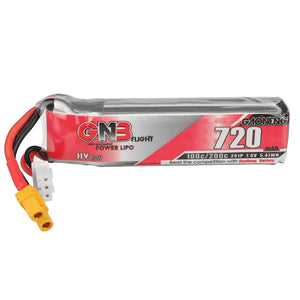 GAONENG GNB 7.6V 720mAh 100C 2S LiPo Battery XT30 Plug for FPV Racing Drone(Pack of 2) - Makerfire