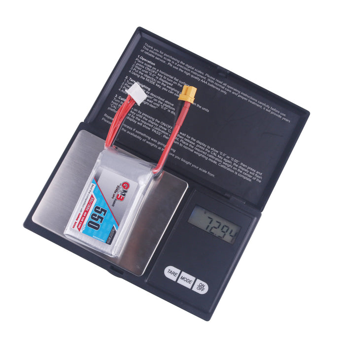 GAONENG 550mAh LiPo Battery 4S 14.8V 80C Rechargeable Battery XT30 Plug Connector for FPV Racing Drone