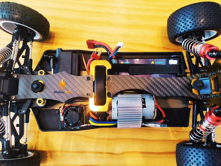 High-Performance Top Brace Carbon Fiber Board 3mm for 104001 Car - Makerfire
