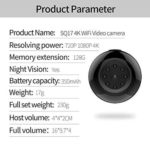 SQ17 1080P Mini cámara de visión nocturna Micro cámara de video DVR DV Grabadora de movimiento Videocámara