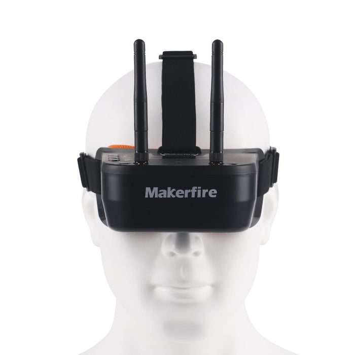 Makerfire VR007 Pro ミニ FPV ゴーグル AV 信号出力をサポート (外部 DVR を接続)