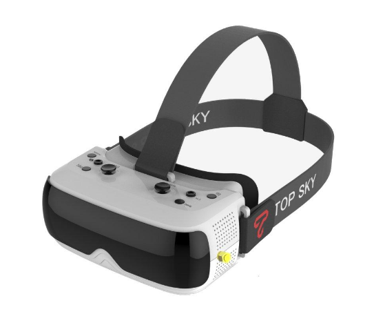 Topsky Prime1S Goggles FPV Auriculares Gafas Diversity Receptor Batería incorporada DVR para RC Drone