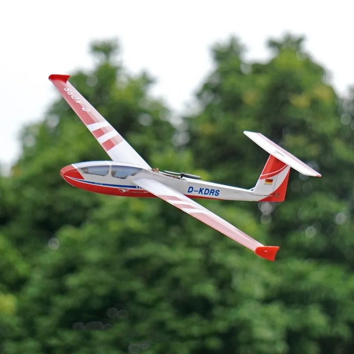 MinimumRC ASG-32 Glider Classical Version 560mm RC Airplane Retractable Motor SFHSS-BNF Version(Not include Controller)