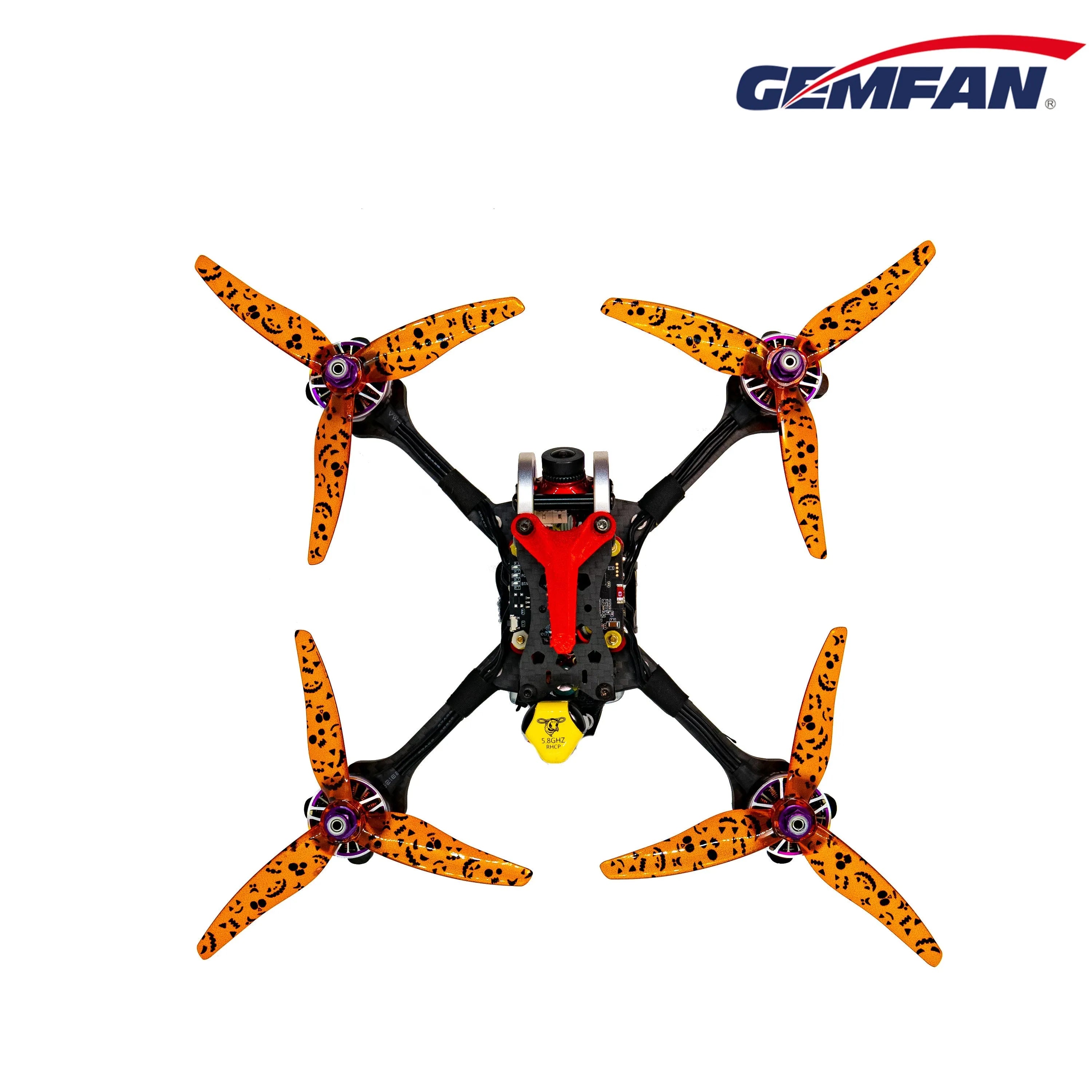 Gemfan Halloween 51466 V2 Three Blade Propeller(Pack of 12) - Makerfire