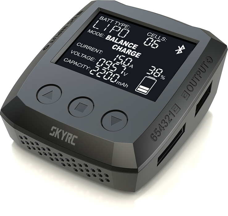 SKYRC B6 Nano 320W 15A DC Cargador de batería inteligente Descargador Compatible con la aplicación SkyCharger