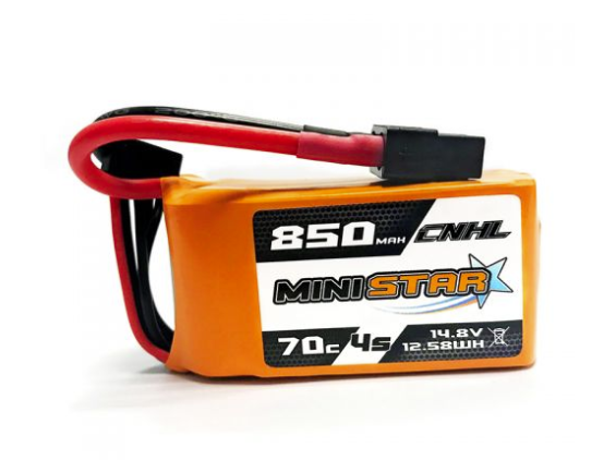 CNHL Ministar 850 Mah 14.8V 4S 70C Lipo Battery