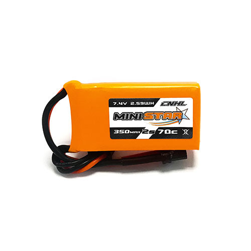 CNHL MINISTAR 350MAH 7.4V 2S 70C Lipo Battery(3pcs)